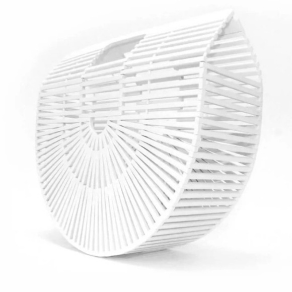 Bamboo Ark Bag in White - Picture 8 of 10